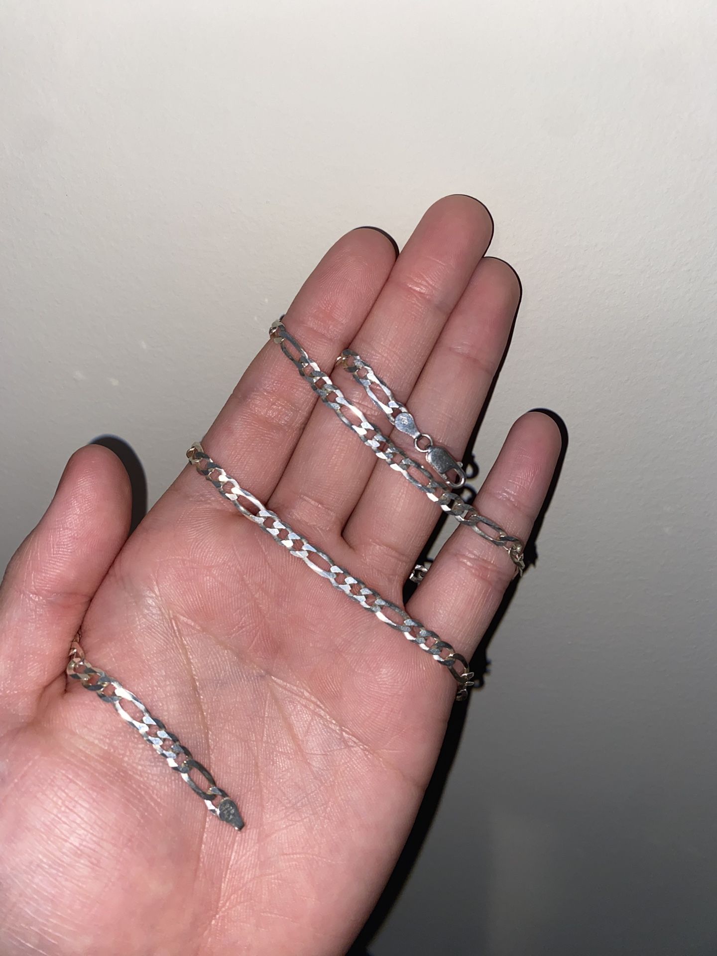 Flat Figaro Chain Necklace