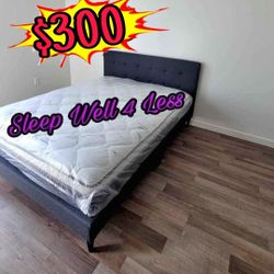 NEW FULL SIZE BEDS WITH MATTRESS 