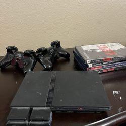 Ps2 With Everything And Games 