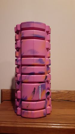 Aerobica 13" foam roller with shoulder carry case