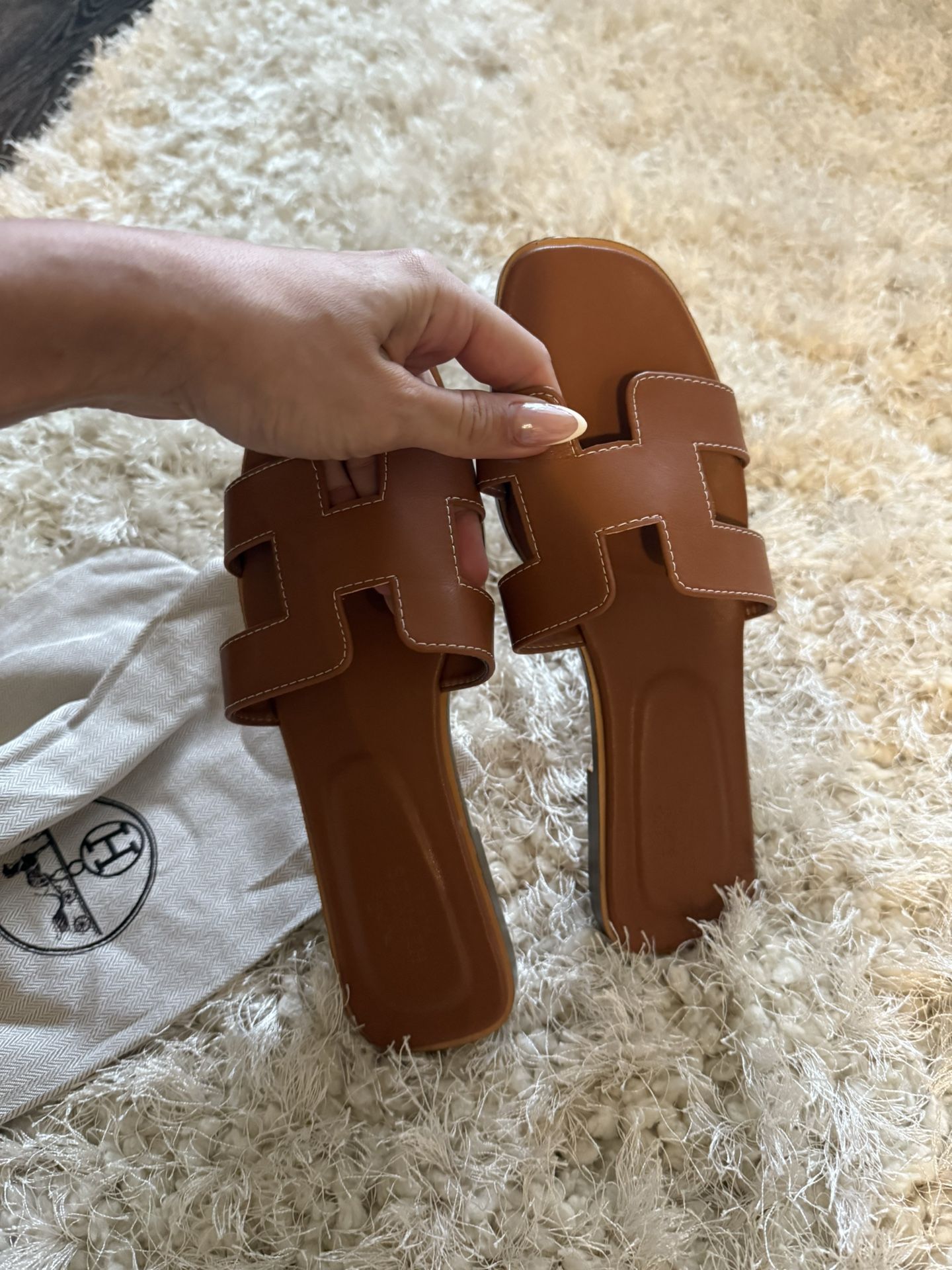 Hermes Oran Sandals size 40
