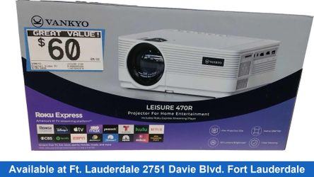 Vankyo Leisure 470r White Home Media Projector