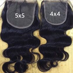 $49 4x4 Lace Closures or $69 5x5 Lace Closures