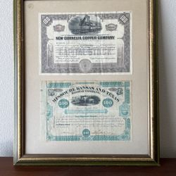 Vintage Stock Certificates