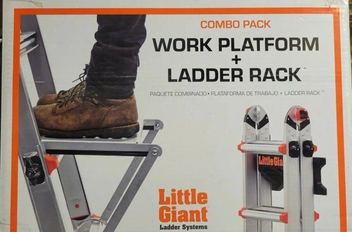 Aluminum 18.5-in
Platform for Ladders
2-Pack