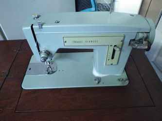 Vintage Sears/Kenmore sewing machine and hideaway desk