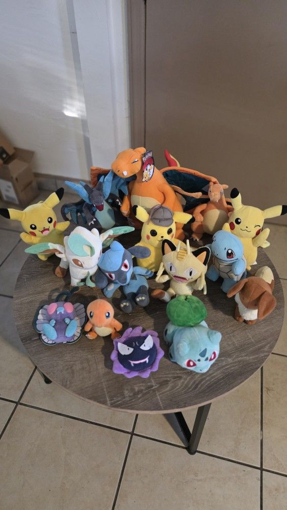 🔥 Pokémon Plush Bundle – Fan Favorite Lot – Charizard, Pikachu, Squirtle & More! 🔥
