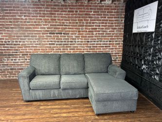 Delivery Available Ashley dark gray sofa couch w/ reversible chaise