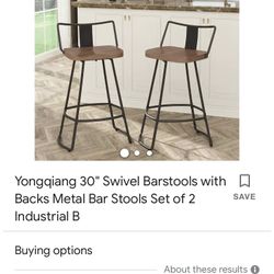 Bar Stools Set Of 2