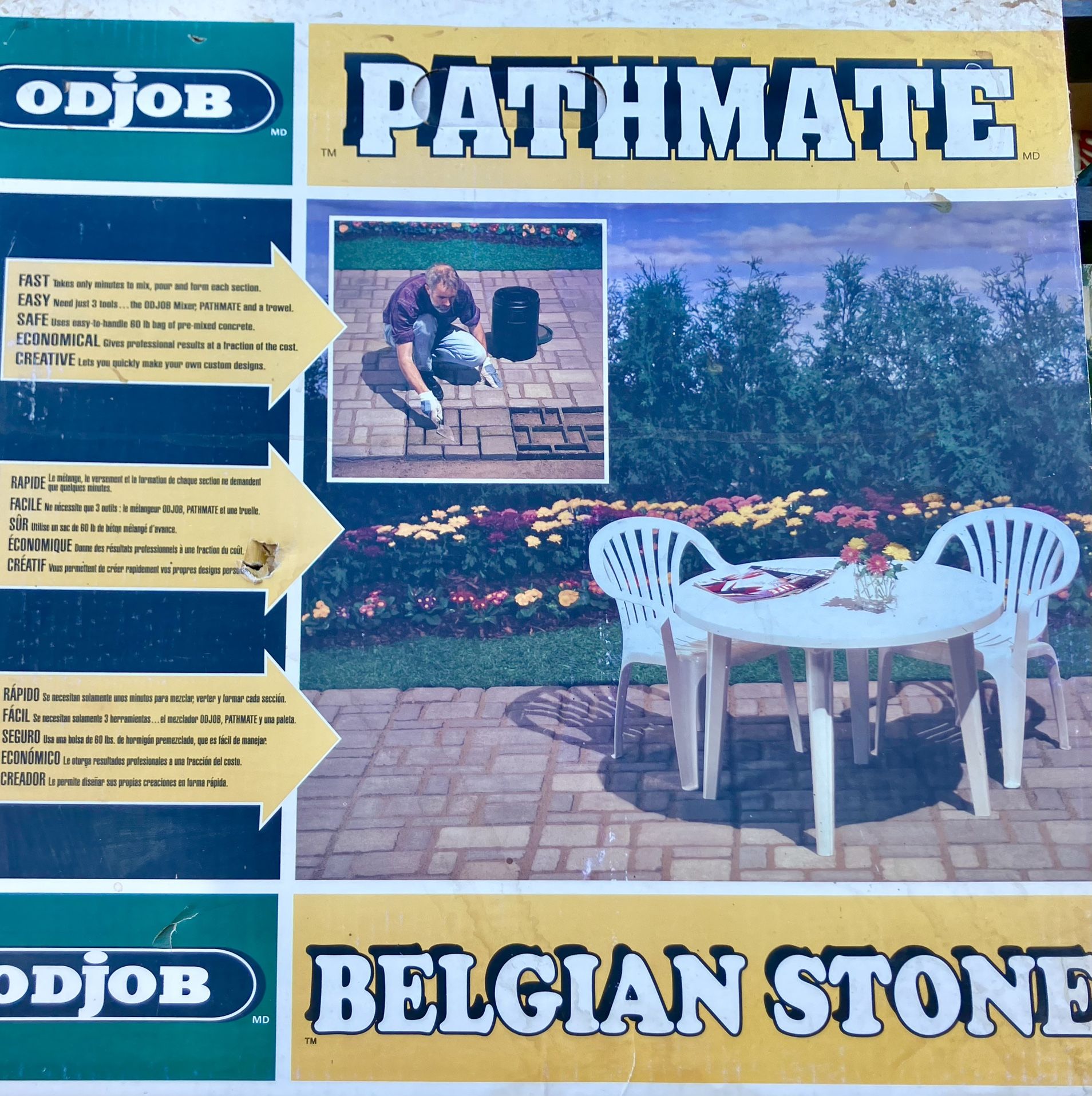 Stepping Stone Patio Concrete Mould