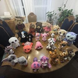 TY Beanie Boos  And Bran Russ ( Most Are New)