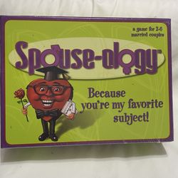Spouse-ology Adult Party Trivia Game Married Couples 