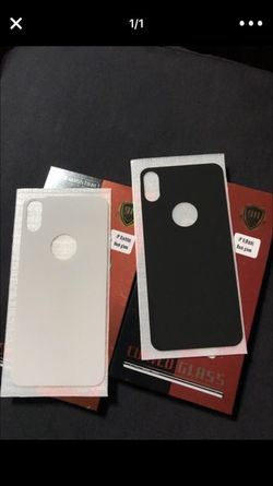 IPHONE 10 BACK TEMPERED GLASS