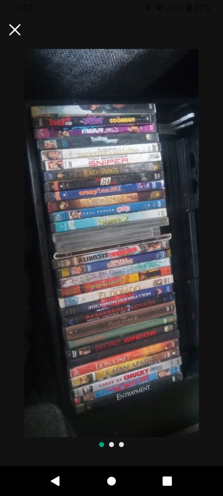 DVD Movies $2 Each