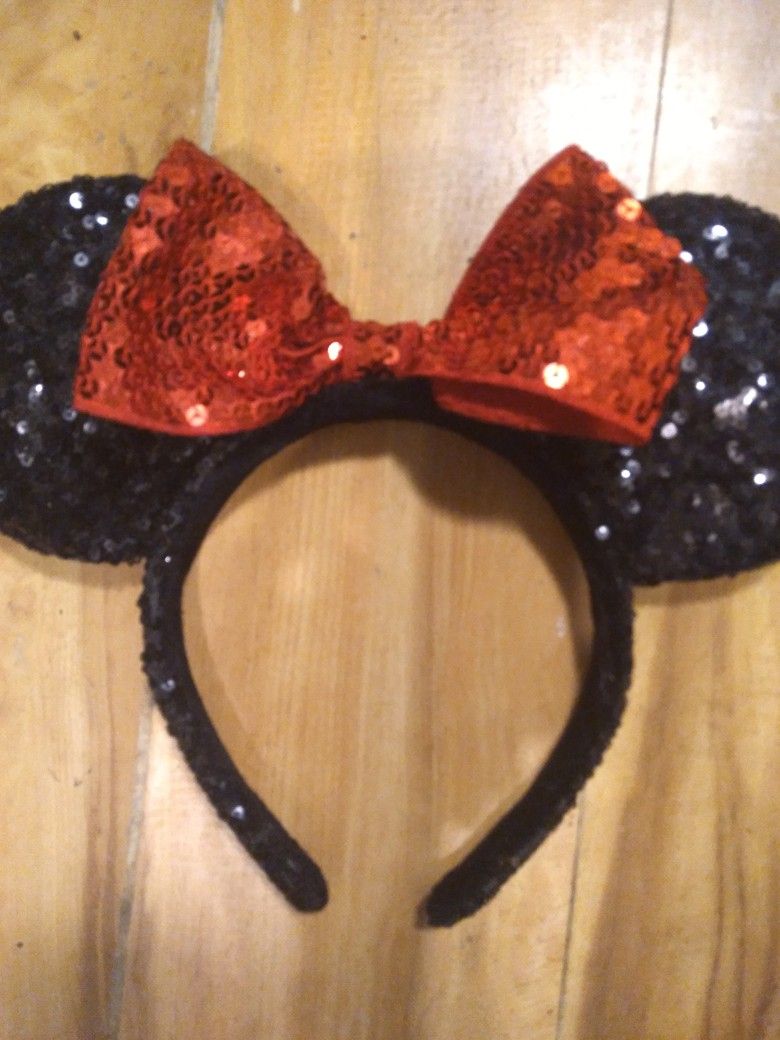 Sequin Disney Minnie Mouse Ears