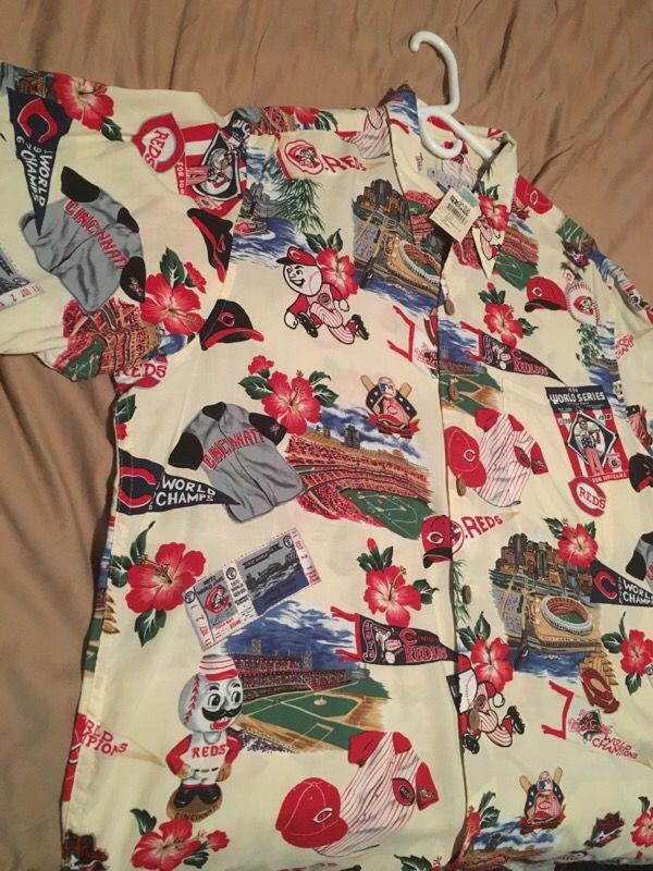 Cincinnati Reds Hawaiian Shirt by Reyn Spooner
