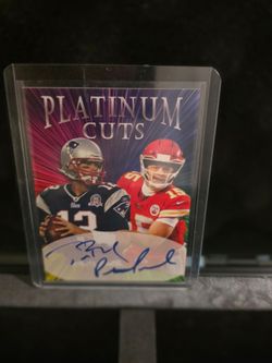 Platinum Cuts Dual Autograph NFL Trading Card