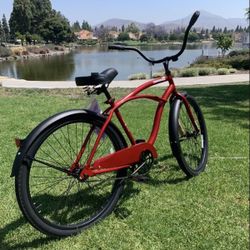 New 😎  Men’s Beach Cruiser Bike Bicycle Standard Adult Size 26” Tires 