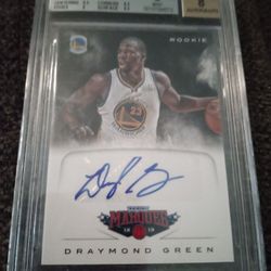 BGS Draymond Green Autographed Rookie Card