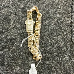 10k Cubic Zirconia Bracelet 