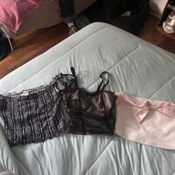 thrifted crop top bundle 