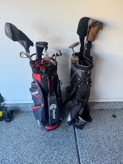 Cleveland Golf Clubs Taylor made Orlimar and Bags Set (BOTH)
