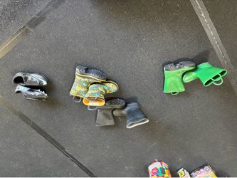 Little boys boots and soccer shoes