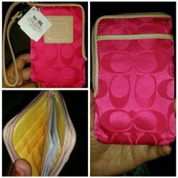 Coach wallet/phone case