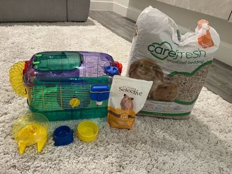 Hamster Cage Starter Kit with Accessories