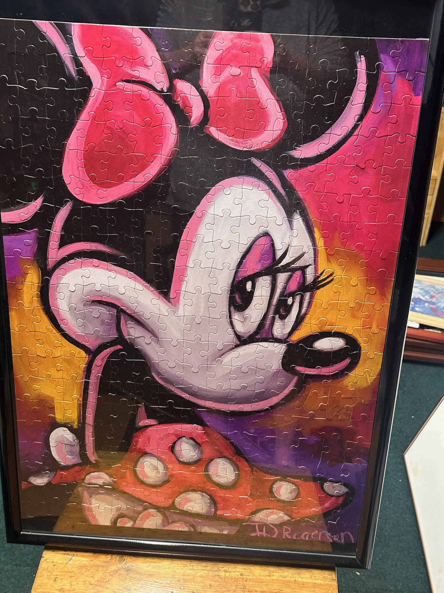 Framed Minnie Mouse Puzzle