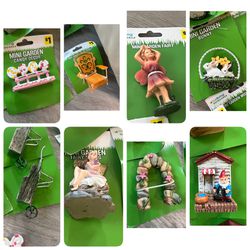 Mini Garden Gnome, Fairy, Animals, Candy, Well Outdoors/ Indoor Figure Decoration