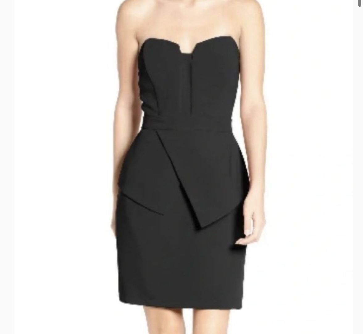 Adelyn rae Strapless Elegant Dress 