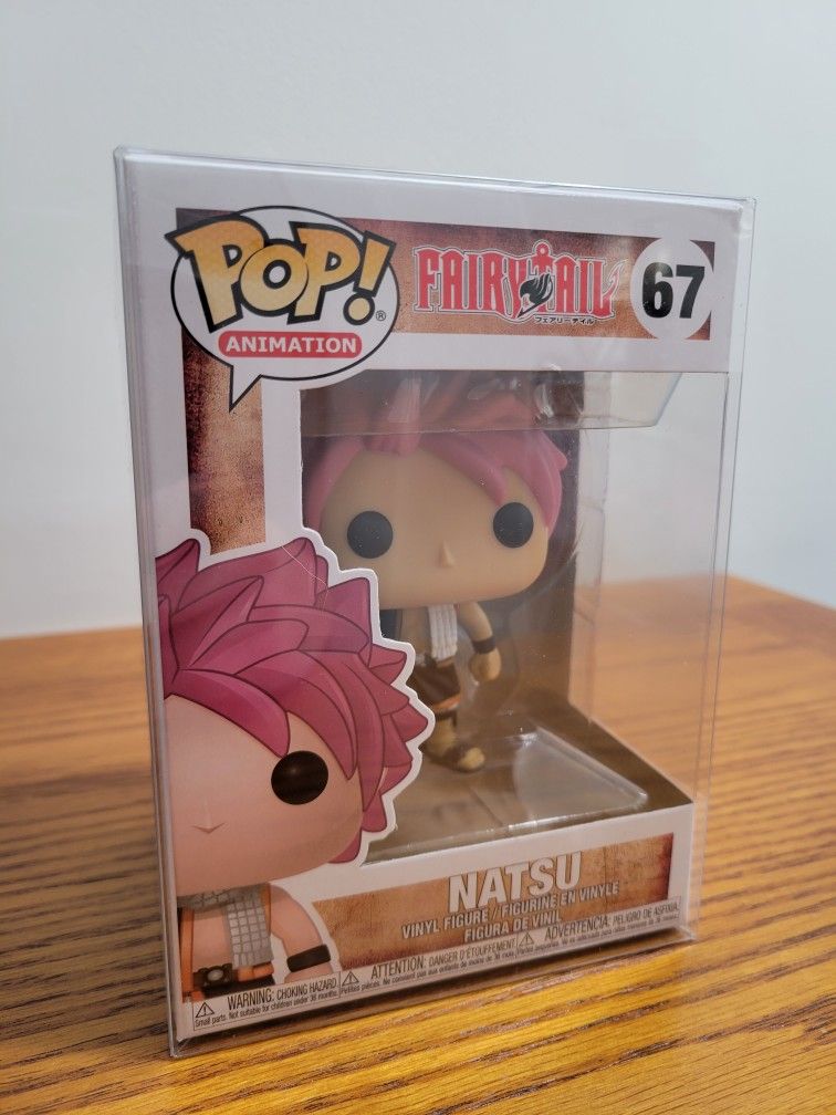 Funko POP! Fairy Tail Natsu #67 w/Protective Case