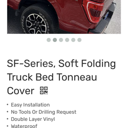 Tonneau-Trifold soft bed cover