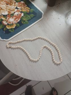Faux Pearl Necklace