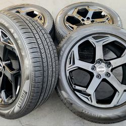 20” Range Rover New Gloss Black OEM Wheels and Tires