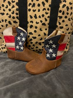 Baby American Flag Cowboy Boots