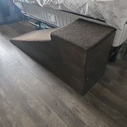 Custom Heavy Duty Built Doggie Ramp For Edge Of Bed had Elder Dogs Now Deceased $60 72 Inches Long By 24 Inches Tall By 16 Inches Wide