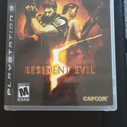 PS3 Resident Evil Game