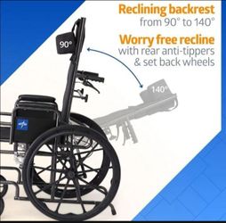 MELINE GUARDIAN RECLINING WHEEL CHAIR