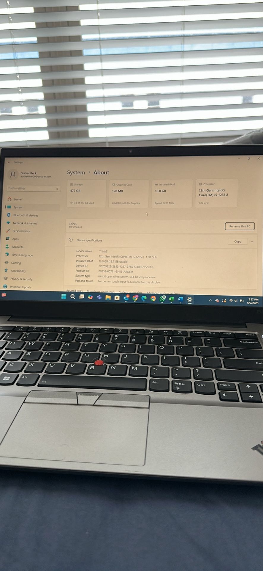 Lenovo Thinkpad Laptop