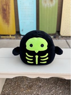 12” Squishmallow Skeleton Owl Plush