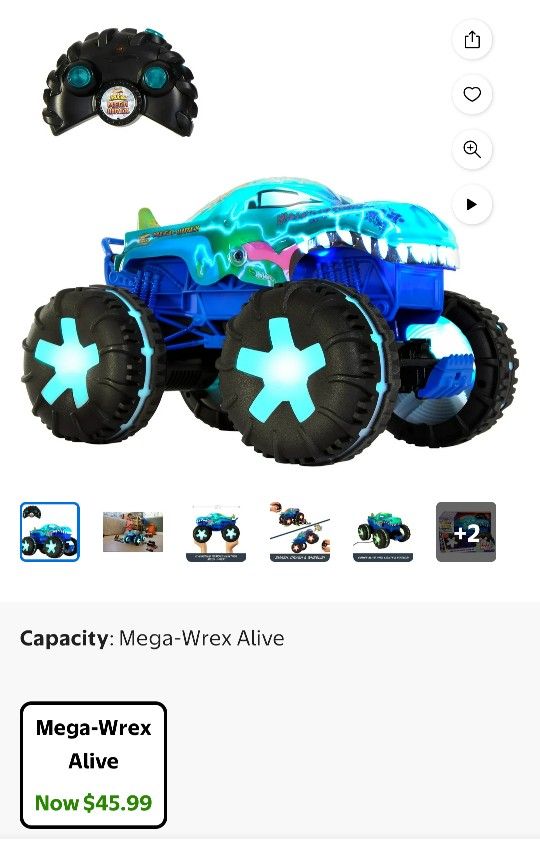 New In Box. HOT WHEELS MONSTER TRUCK R/C. See All Photos. Cash & Pickup Only