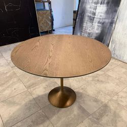 Restoration Hardware Aero Bistro Round Dining Table 42”