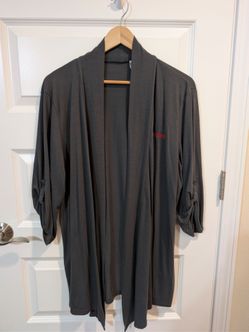 State Farm Ladies 3\4 sleeve grey jacket\shrug