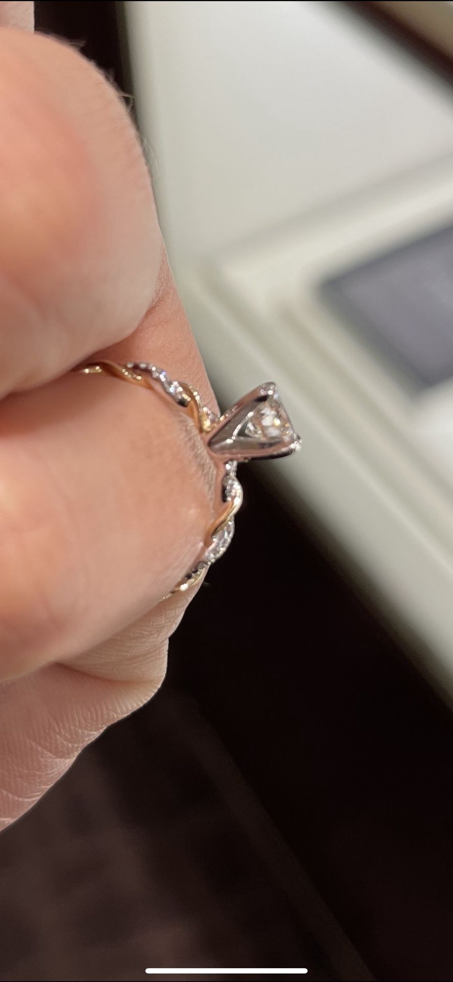 Radiant Diamond Engagement Ring