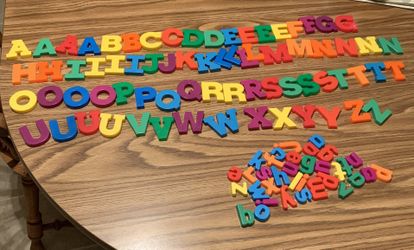 Magnet Letters 105 Pieces - The Full Alphabet Plus More