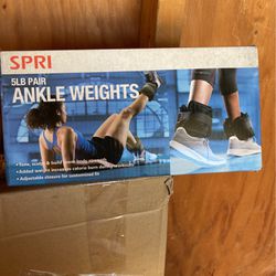 Spri 5 Lb Pair  Ankle Weights.  New