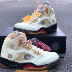 Jordan 5 Retro Off-White Sail