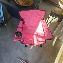 Kids Folding Chairs ,pink Color.